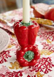 Red Bell Peppers Candle Holder - thumbnail 3