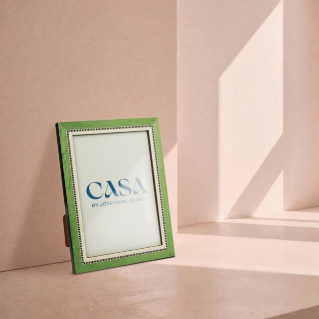 "Emperor's Jade Marquetry Frame 10 x 8"" Wall and Desk" - image 1