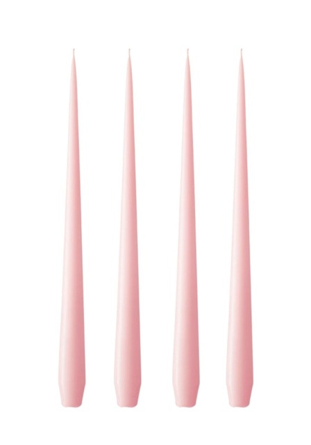 Olivia's Rose Quartz Medium Taper Candles - image 1