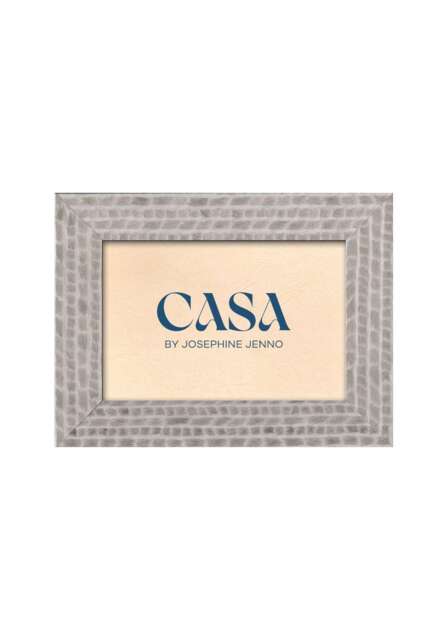 "Grey Patterned Photo Frame 6x4""" - image 1