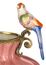 Bridgerton Regency Style Vase with Two Birds - thumbnail 3