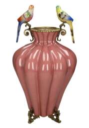 Bridgerton Regency Style Vase with Two Birds - thumbnail 4