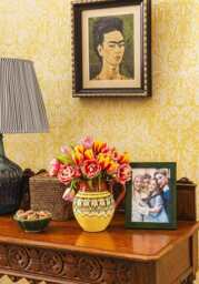 Rattan Tissue Box Cover - Brown - thumbnail 2