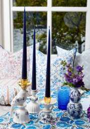 Delft Blue Lady Candle Holder - thumbnail 3