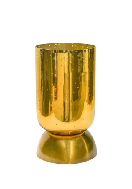 Indoor Regency Metalic Tiered Vase Gold - image 1