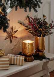 Indoor Regency Metalic Tiered Vase Gold - thumbnail 4