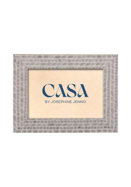 "Grey Patterned Photo Frame 7x5""" - image 1