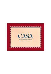 "Red and White Striped Marquetry Photo Frame 6x4"""