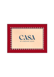 "Red and White Striped Marquetry Photo Frame 6x4""" - thumbnail 3