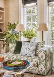 Fir Green Velvet Cushion Cover - With Tassels - thumbnail 3
