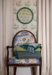 Green Round Mirror - thumbnail 2