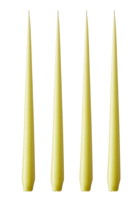 Olivia's Wasabi Large Taper Candles - Ester & Erik - image 1