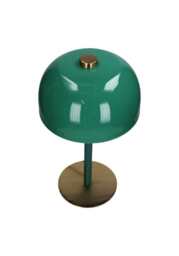 Emerald Glow Mid-Century Desk Lamp - thumbnail 3