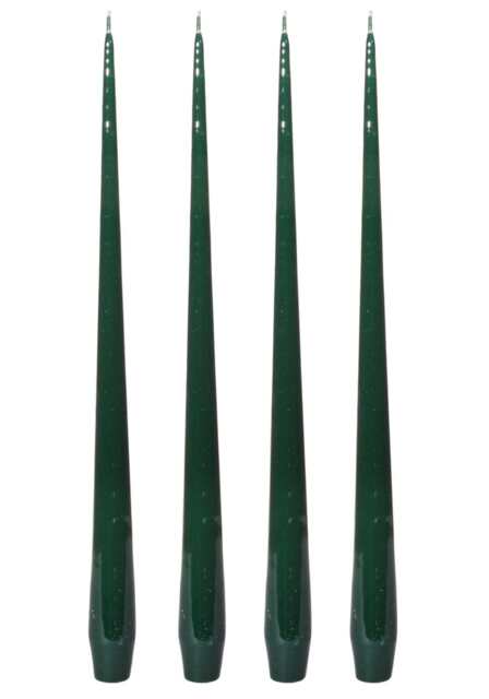 Aurora Small Slender Taper Candles - Green - image 1