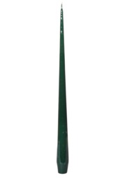 Aurora Small Slender Taper Candles - Green - thumbnail 3