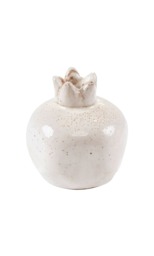 Handpainted Small Ceramic Pomegranates - Green or White options - thumbnail 4
