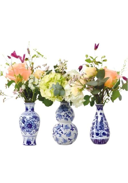 Three Delft Bud Vases - image 1
