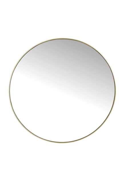 Round Gold Living Room Mirror - image 1