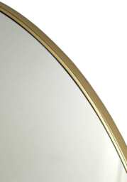 Round Gold Living Room Mirror - thumbnail 2