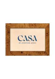 "Bird's Eye Maple Style Marquetry Frame 7x5"""