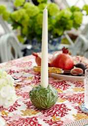 Green Cabbage Candle Holder - thumbnail 3