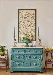 Regal Green Parrot Large Candlestick 39cm - thumbnail 2