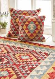 Kilim Diamond Rug - thumbnail 2