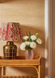 Tall Pink Hobnail Vase - thumbnail 3
