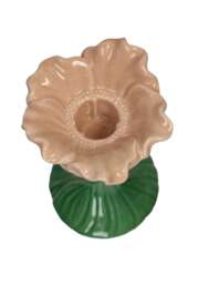 Blossom Glow Peach Porcelain Candleholder - thumbnail 4