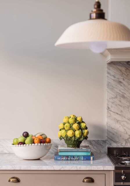 Capri Mid-Century Style Ceramic Lemon Basket - image 1