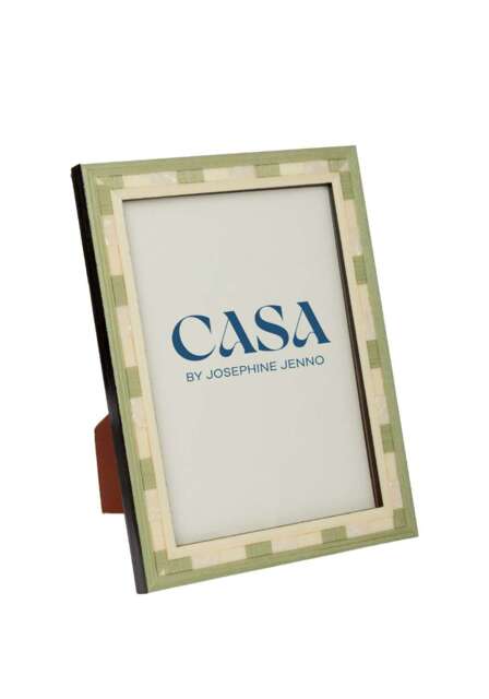 "Valduga Marquetry Green Frame 7x5""" - image 1