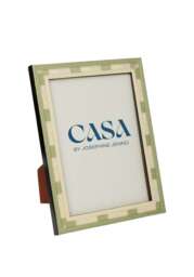 "Valduga Marquetry Green Frame 7x5"""