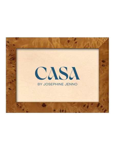 "Bird's Eye Maple Style Marquetry Frame 7.8 X 9.8"" Wall and Desk" - image 1