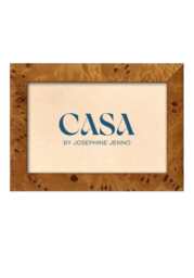 "Bird's Eye Maple Style Marquetry Frame 7.8 X 9.8"" Wall and Desk"