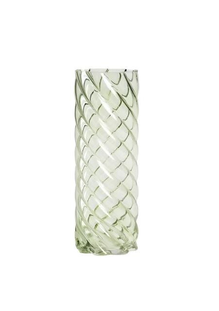 Vase Green Twist