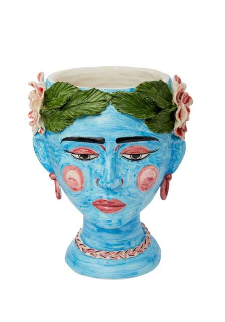 Testa Di Moro Head - Turquoise Times (Not the White Lotus Kind) Bust Statue - image 1