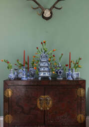 Delft Tulipiere Rectangle Vase - thumbnail 4