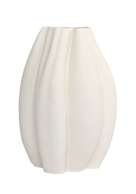 Emilie White Ceramic Vase - image 1