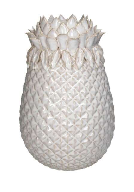 Large White Pineapple Vase - image 1