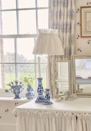 Anna Blue Delft Candle Holder Medium - Set of 2 - thumbnail 4