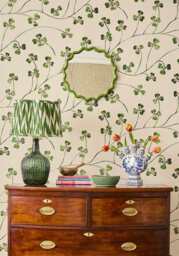 Daisy Scallop Mirror - Lime - thumbnail 4