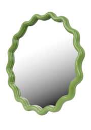Daisy Scallop Mirror - Lime - thumbnail 3