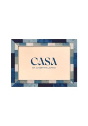 "Baby Blue Marquetry Photo Frame 6x4""" - thumbnail 1