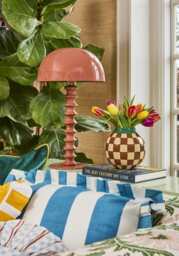 Penny Ribbed Lamp - Terracotta - thumbnail 5