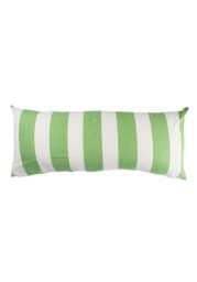 Poppy Sage Cabana Stripe Long Lumbar Cushion Cover - thumbnail 1