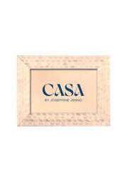 "Cream and Beige Patterned Photo Frame 7x5"""