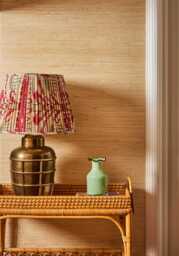Scalloped Vintage Inspired Green Glass Vase - thumbnail 4