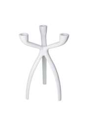 The Modern White Three-Armed Candleholder Large - thumbnail 1