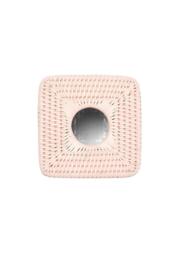 Rattan Tissue Box Cover - Pink - thumbnail 4