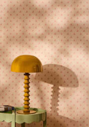 Penny Ribbed Lamp - Mustard - thumbnail 3